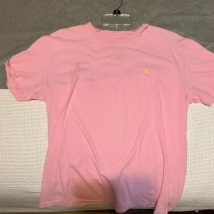 Men’s pink polo shirt